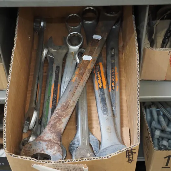 box; heavy duty spanners
