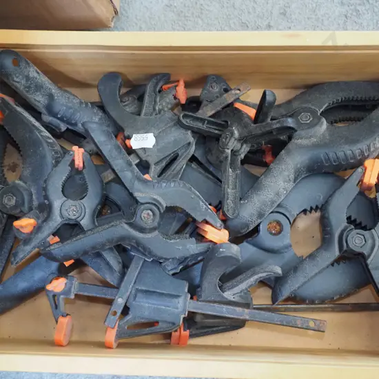 box of small clamps