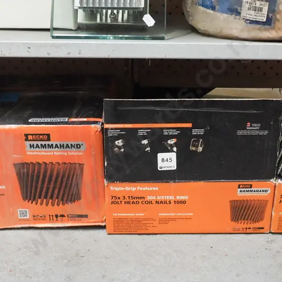 3x boxes of head coil nails