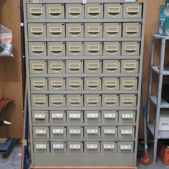 54 drawer filing cabinet, with removable drawers H- 1430, W- 900, D-400