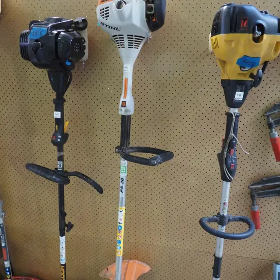 Stihl 2 stroke line trimmer and accessories