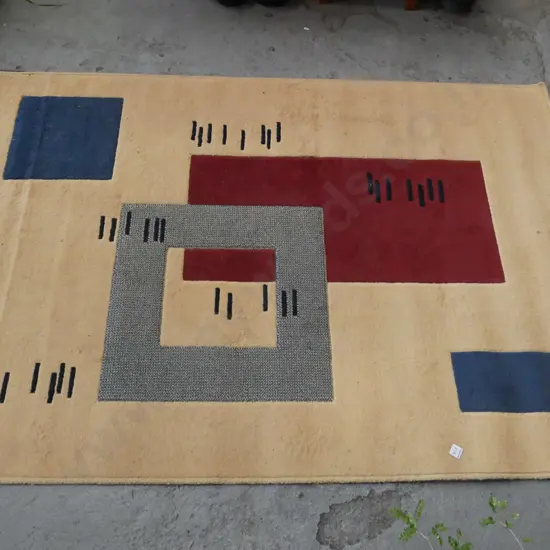 geometric polypropylene floor mat L-1700 W-1170