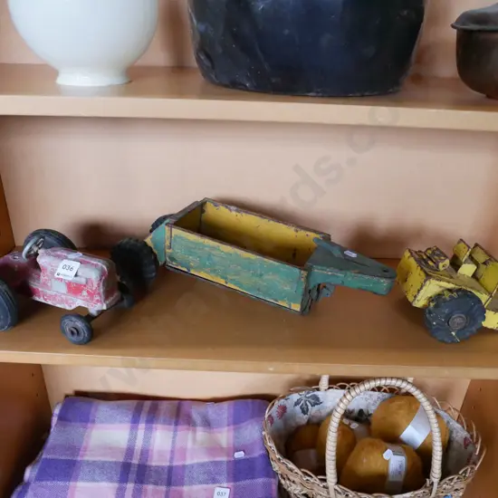 Fun Ho tractor, restorer's truck and trailer unit