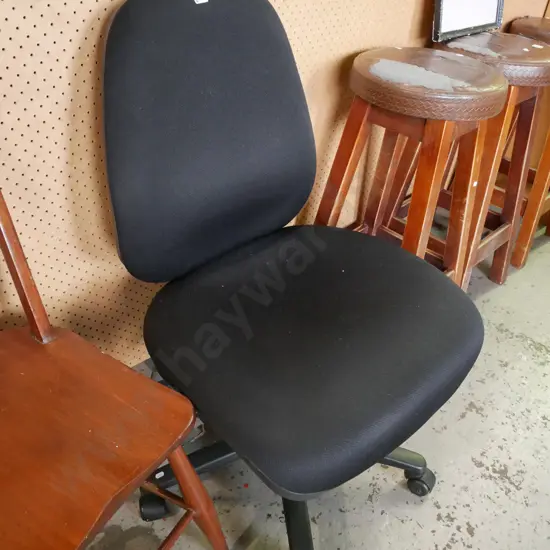 black office chair