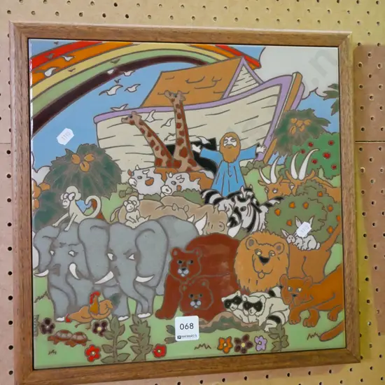 ceramic picture wall tile - Noah's Ark