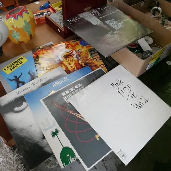 LPs; Pink Floyd, Abba, Big Country etc