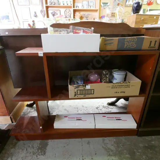 rimu bookcase H-745 W-1100 D-210