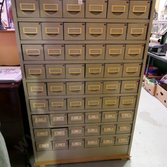 54 drawer filing cabinet, with removable drawers H- 1430, W- 900, D-400