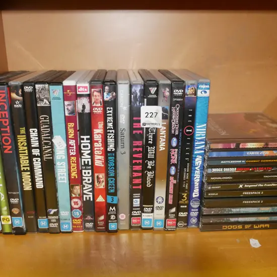 DVDs, pc games