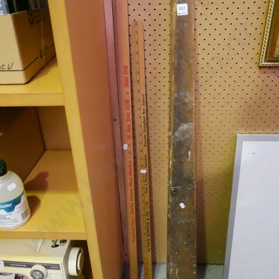 draughting square, 2 x rulers