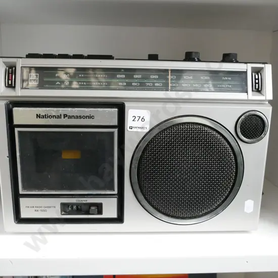 National Panasonic radio cassette player