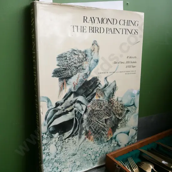 book; Raymond Ching bird paintings - foxing and musty