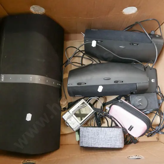 box; digital camera, speakers