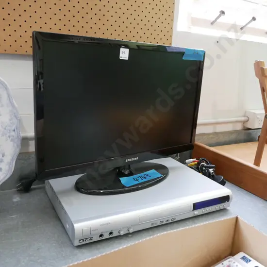 Samsung 20" TV with Mizuda DVD player