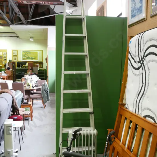 tall 9 step aluminium ladder