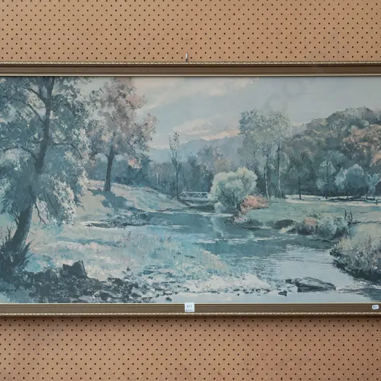 framed print - country stream