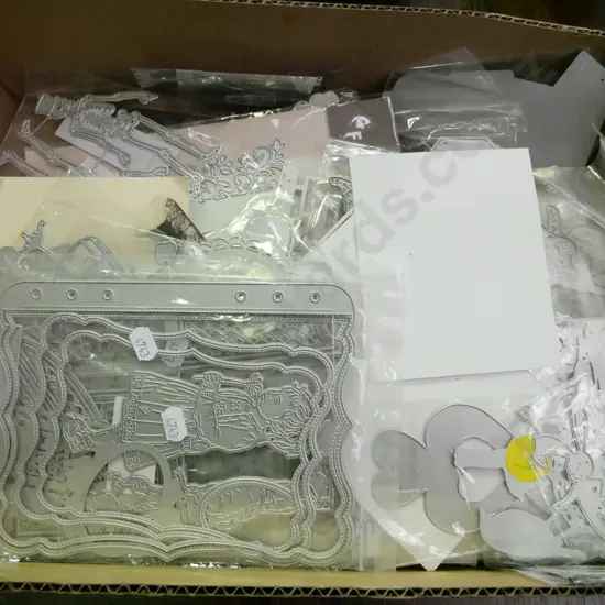 boz of crafter's stencils etc