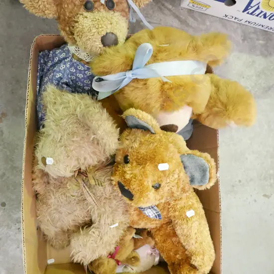 box of teddy bears