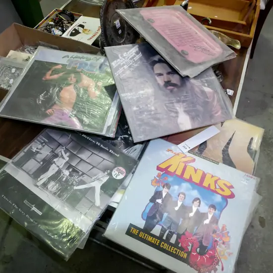 LPs; INXS, Cheap Thrills, The Kinks etc