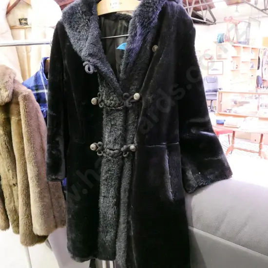 ladies faux fur coat