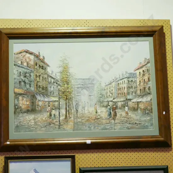 framed oil - Arc de Triomphe