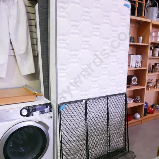 king single bed with pop up trundle and mattress