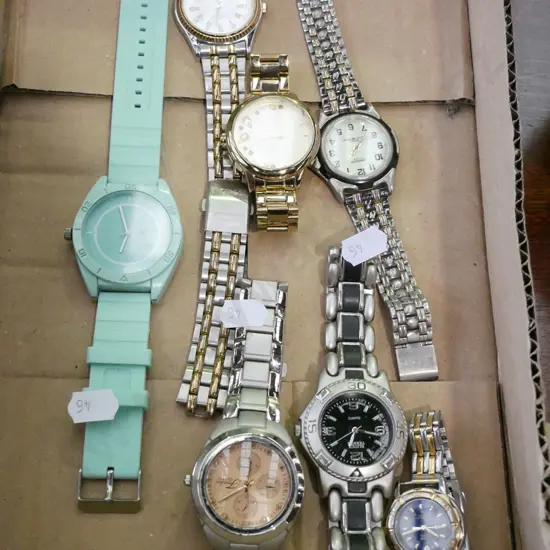 box of wristwatches