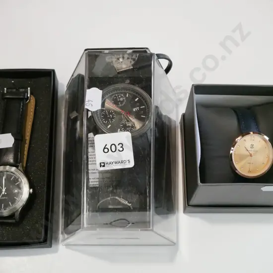 3x wristwatches