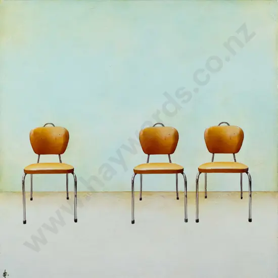 Deb Fuller - boxed colllage  on canvas "Commentary" H-760 W-760