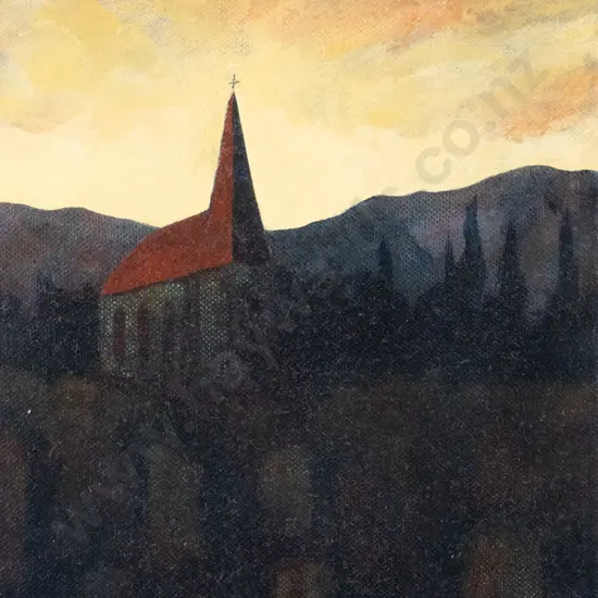 Rachel Hirabayashi " Rural Worship Series" - boxed oil on canvas H-265 W-205