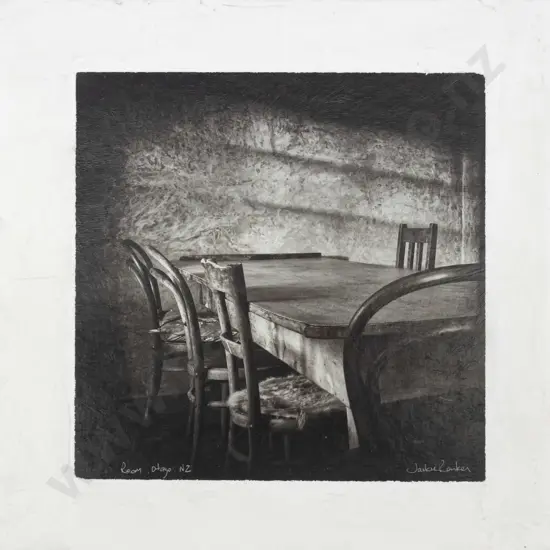 Jackie Ranken - boxed photographic print on canvas "Room Otago" H-145 W-145