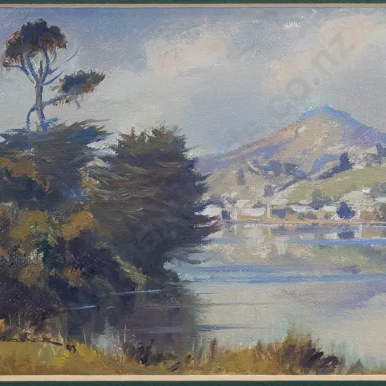 KJ Toomer - framed oil - Hereweka H-105 W-170