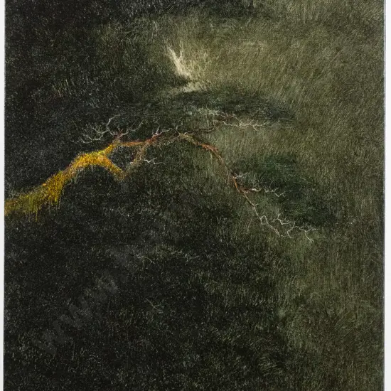 Wallace T Keown '07 - framed oil "Hollyford Valley I" H-460 W-350