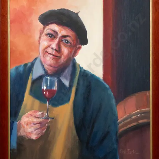 Clark Esplin - framed oil "Appreciation" H-520 W-430