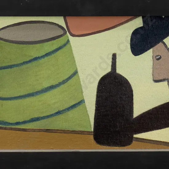 Eion Stevens '99 - framed oil "peace offering" H-250 W-390