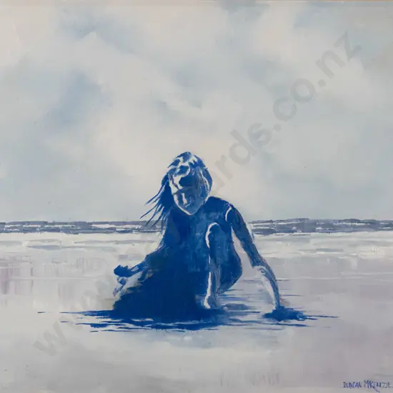 Duncan James McKenzie - framed oil "Castle For An Hour" H-235 W-285