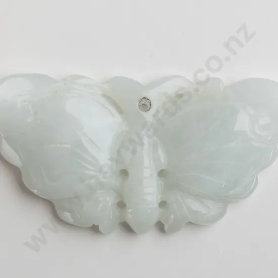 light coloured jade butterfly