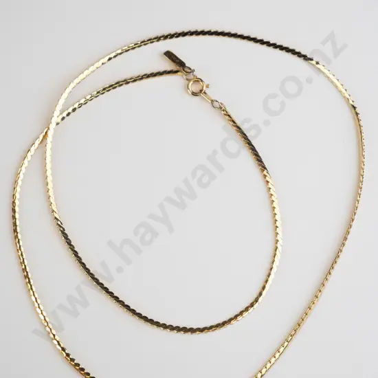 gold plated chain stamped 24ct gold plated