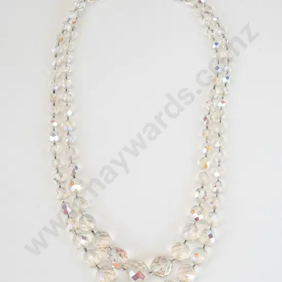 2 strand crystal necklace