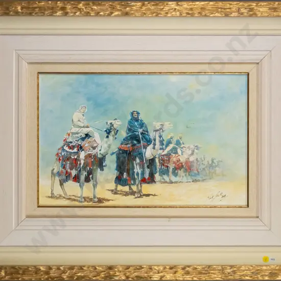 Rick Lewis 2011 - framed watercolour  "Lawrence of Arabia" H-310 W-480