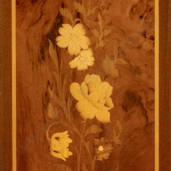 wooden marquetry artwork - flowers H-350 W-170