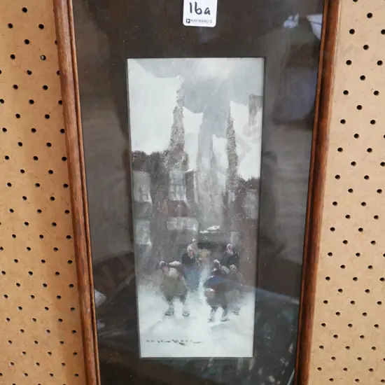 framed print - factory workers