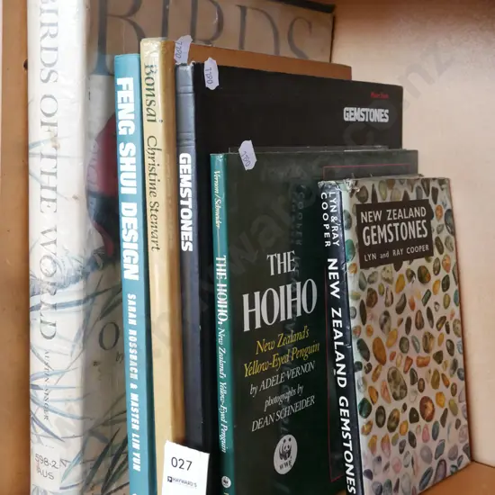 books - gemstones, birds etc