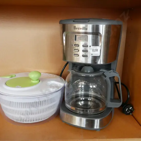 Breville kona coffee machine, salad spinner