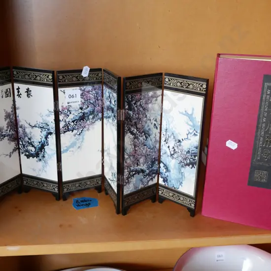 imitation Japansese screen and box - broken hinge