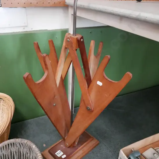  homemade wooden wool winder