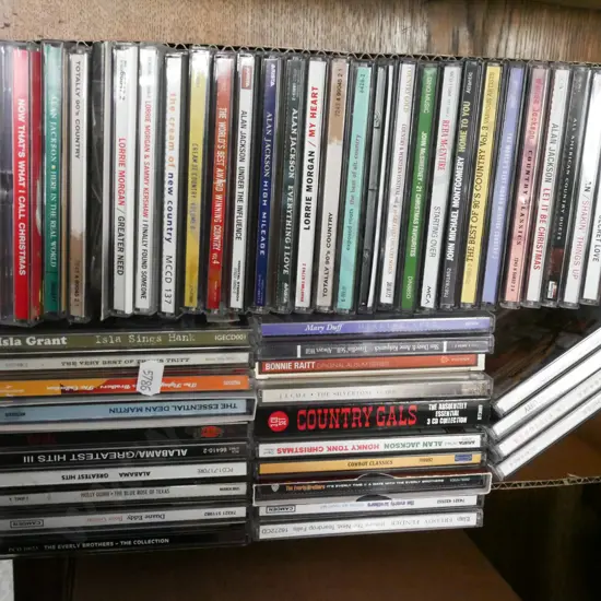 box of CDs