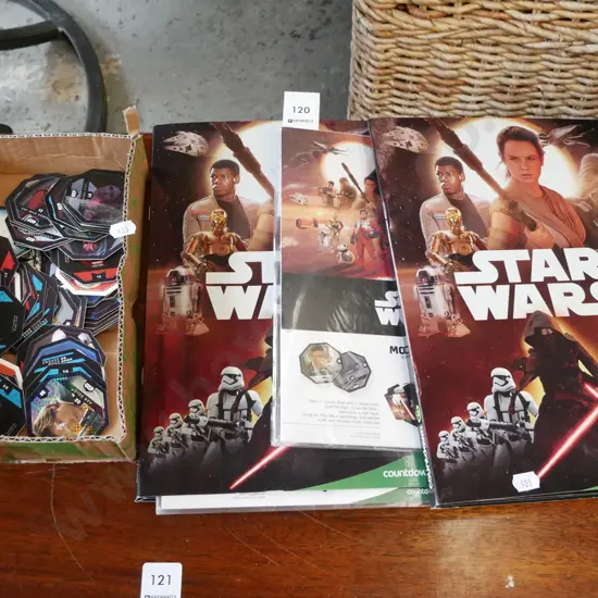 Star Wars collector cards and albums