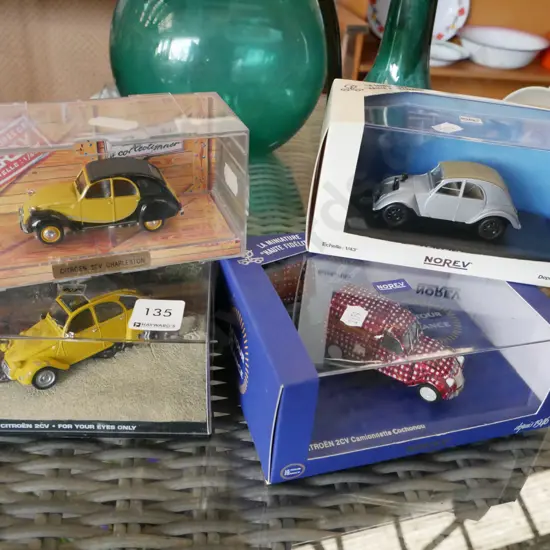 4x boxed Citroen model vehicles