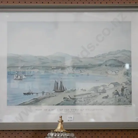 framed historic Wellington print